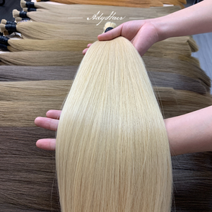 Extensions de cheveux humains bruts afro crépus 100 % vierges vietnamiens de qualité supérieure, alignés sur les cuticules, en vrac, avec clips et bandes adhésives, fournisseur d'usine en gros - Product Image 3