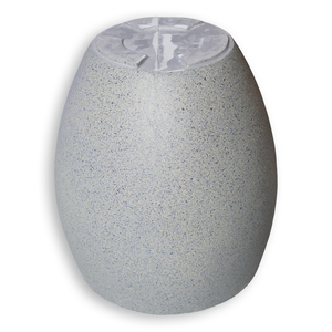 Pot de fleurs d'intérieur en fibre de verre rond ALMELO, ensemble de 5 L, design minimaliste léger, résistant aux intempéries, écologique - Product Image 2