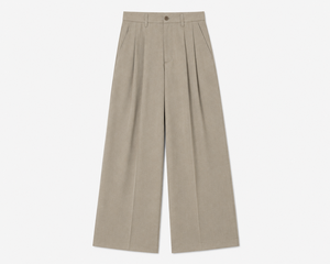 Pantalones Anchos Vintage para Mujer, Cintura Alta, Corte Holgado, Estilo Casual Urbano, Mezcla de Algodón Suave, OEM ODM - Product Image 3