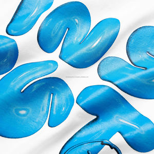 2024 Streetwear camisetas para hombres 3D Puff estampado 100% algodón lavado ácido ropa Casual ropa de hombre Camisetas para hombres - Product Image 6