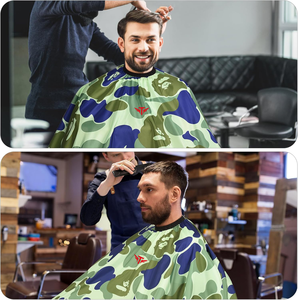 Cape de coiffure professionnelle imperméable avec fermeture à pression réglable, accessoires de coupe de cheveux, cape de barbier - Product Image 6