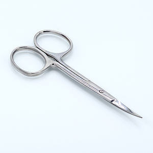 Tijeras para cutículas con punta curva de acero inoxidable, herramienta de precisión para recortar uñas y piel para manicura y pedicura - Product Image 5