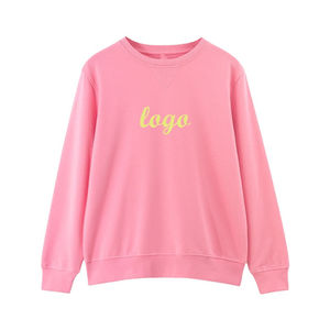 Sweat-shirt personnalisé pour femmes en molleton français, col rond décontracté, streetwear, fabricant en gros - Product Image 3