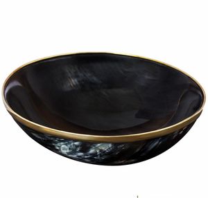 Tazón para Ensalada de Cuerno de Buey Vikingo Hecho a Mano y Personalizado, Diseño de Lujo, Técnica Pulida, Ecológico, Elegante, para Servir y Comer - Product Image 5