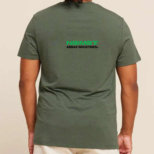 เสื้อยืดโอเวอร์ไซส์คุณภาพสูงสำหรับผู้ชาย พิมพ์โลโก้ได้ตามต้องการ แขนสั้น ผ้าฝ้าย 100% คอกลม ทรงวินเทจ สั่งทำแบรนด์ได้ เหมาะสำหรับใส่ลำลอง - Product Image 4