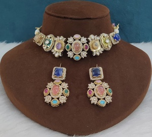 Premium Quality Sabyasachi Inspired Necklace Set Beautiful Unique Design Suits All Outfits Ideal For Party Wear, <b>Weddings</b> - Product Image 3