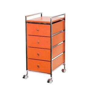 Chariot de rangement mobile moderne à 4 niveaux pour la maison et le bureau pour la salle de bain, la cuisine et le salon - Product Image 1