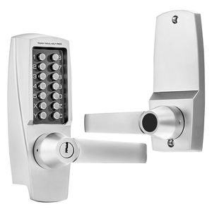 Serratura Meccanica per Porta con Tastierino a 14 Tasti, Chiusura Intelligente in Acciaio Inox con Maniglia - Product Image 1