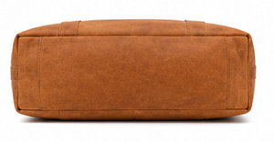 Bolso Tote de Cuero Genuino de Primera Calidad, Estilo Japonés, para Mujer, Gran Capacidad, Moda de Playa, Bolso de Hombro para Viaje - Product Image 4
