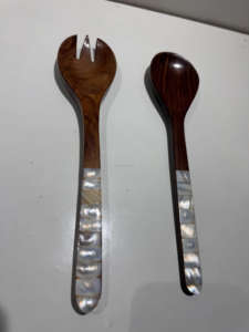 Ensemble de cuillères en bois vintage faites à la main, écologiques, en provenance d'Inde, pour la cuisine et les fêtes, disponibles en gros au prix d'usine - Product Image 2