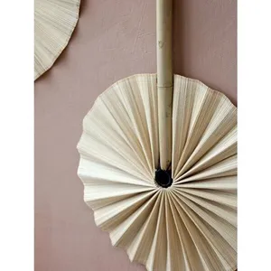 Handmade Bamboo Wall Fan Natural Bamboo Hanging Decor Eco Friendly Wall <b>Decoration</b> for Home Hotel Resort - Product Image 4