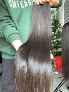 วิกผมตรงแบบ Super Double Drawn 100% ผมแท้เวอร์จินเรมี่เวียดนาม แบบเส้นเดียว ความยาว 8-32 นิ้ว ทุกสี ราคาขายส่ง - Product Image 2