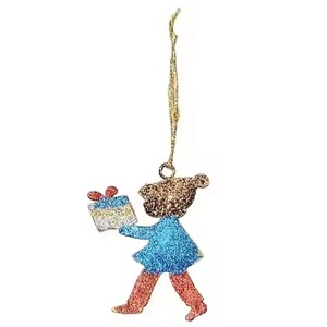 Ornement suspendu pour arbre de Noël, pendentifs décoratifs en métal pour fêtes et décoration intérieure - Product Image 6