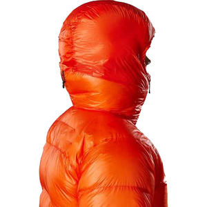 Chaqueta Acolchada para Hombre, Diseño Geométrico a Cuadros, Cuello Alto, Relleno de Algodón, Resistente al Viento, Transpirable, con Capucha, Informal, para Caza al Aire Libre - Product Image 3