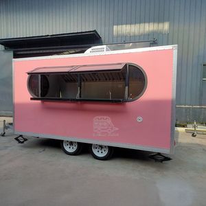 New Commercial Food Trailer Fully Equipped Fast Food Cart Mobile Kitchen Food Truck for Sale Ideal for Restaurants - Product Image 2