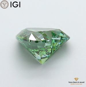 Diamant de laboratoire CVD certifié IGI, 3,00 carats, taille cœur, clarté VS1, couleur vert vif fantaisie, pour un chef-d'œuvre de qualité supérieure - Product Image 5