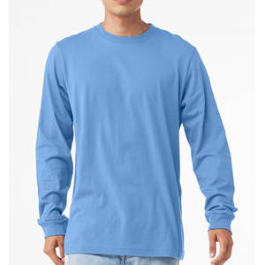 เสื้อยืดคอกลมแขนยาวผู้ชายไซส์ใหญ่ ผ้าฝ้าย 100% คุณภาพสูง ระบายอากาศได้ดี แห้งเร็ว เป็นมิตรกับสิ่งแวดล้อม น้ำหนัก 200 กรัม แบบสั่งทำพิเศษ - Product Image 3