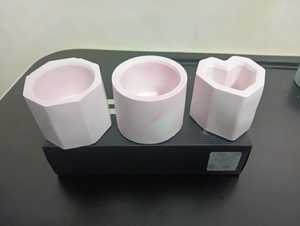 Tarro de cerámica mate personalizado para velas de 80/100/220/325ml con tapa, contenedor de terracota para velas al por mayor - Sra. Tarina - Product Image 5