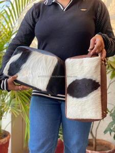 กระเป๋าชุดเครื่องอาบน้ำหนังวัวสไตล์ตะวันตกแบบมีที่แขวนทำด้วยมือทำจากหนังแท้ใหม่ - Product Image 4