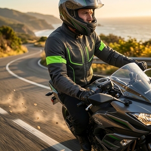 Premium Mesh Motorcycle <b>Jacket</b> Men Breathable Windproof Winter Riding <b>Jacket</b> Protective <b>Biker</b> Gear Summer Airflow - Product Image 5