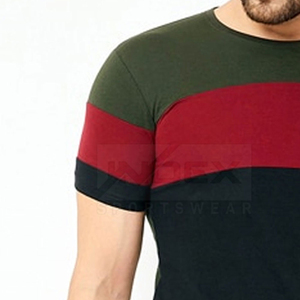 Camiseta de Manga Corta para Hombre VDEX, Cuello Redondo, Corte Ajustado, Informal, Tejido Transpirable de Poliéster, Ropa Deportiva - Product Image 2