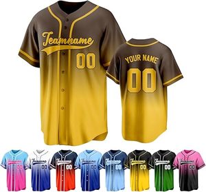 Custom Sublimation Baseball Jerseys for USA School University and Baseball Club Teams Wholesale Supplier - Product Image 2