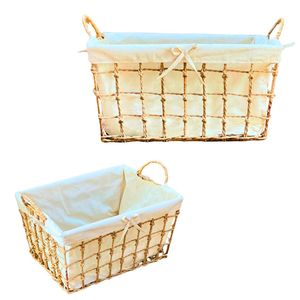 High-Quality Natural Water Hyacinth Seagrass Rattan Bamboo <b>STORAGE</b> <b>BASKET</b> Perfect for Laundry, Toys and Pantry <b>Storage</b> - Product Image 1