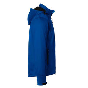 Chaqueta Cortavientos Unisex con Capucha, Color Verde Oscuro, Cierre de Cremallera, Estilo Casual, para Invierno, Carcasa de Poliéster Sólido - Product Image 2