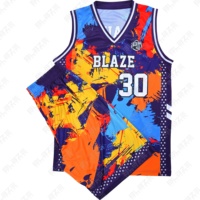 Uniforme de basketball unisexe pour adultes, sur mesure, de haute qualité, respirant, grande taille, antibactérien, séchage rapide, 100% polyester, certifié BSCI.