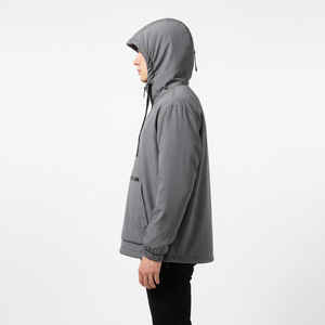 Chaqueta cortavientos personalizada con logotipo para hombre, impermeable, ligera, para entrenamiento deportivo, chaqueta cortavientos. - Product Image 3
