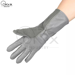 ถุงมือกันไฟ Nomex สำหรับนักบิน ทนความร้อน ป้องกันเปลวไฟ หนังแกะแท้ สำหรับงานยุทธวิธี การบิน และเจ็ท ขายส่ง - Product Image 5