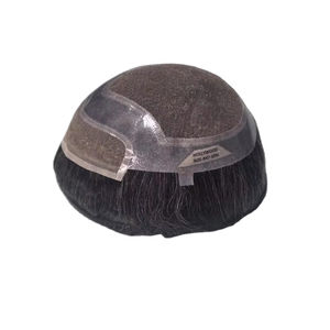 Taz Hair BD Prótesis Capilar de Cabello Humano Remy Indio con Onda Natural y Frente de Encaje, Calidad Premium - Product Image 2