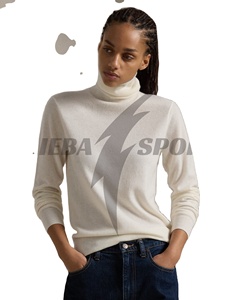 เสื้อสเวตเตอร์แฟชั่นลำลองสำหรับผู้หญิง คุณภาพสูงพิเศษ สำหรับฤดูหนาว ติดกระดุมด้านหน้า คอเสื้อปรับแต่งได้ ผลิตจากขนสัตว์ 100% ป้องกันการเกิดขุย แห้งเร็ว - Product Image 3