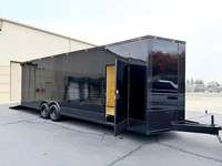 Remorque de transport fermée à nez en V, neuve, modèles 2024/2025/2026, capacité de charge de 1500 kg, double essieu, à vendre