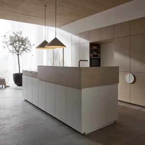 Meubles de cuisine sur mesure JY Project Vietnam, ensemble modulaire moderne de luxe, structure en MDF, style européen, écologique, facile à nettoyer - Product Image 6