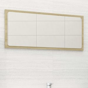 31.5 di quercia "x 0.6" x 14.6 "specchio da parete bagno legno ingegnerizzato - Product Image 1