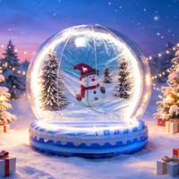 Boule à neige géante Tente à bulles Maison personnalisée 3m 4m 5m Grottes gonflables Taille humaine Boule à neige Grande bulle Gonflable Globe de Noël
