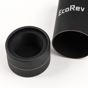 Custom Black Matt Lamination Biodegradable Disposable Paper Tube for Perfume Bottle Packaging Eco-Friendly Material Logo Sticker - Product Image 4
