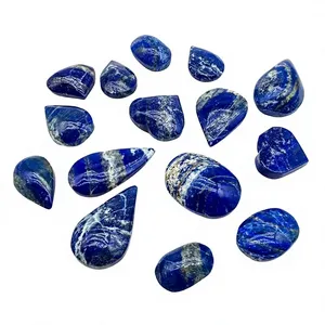 Vente en gros de pierres semi-précieuses naturelles, artisanat en lapis-lazuli, pierre de paume multi-formes, pierre précieuse de haute qualité pour bijoux - Product Image 3