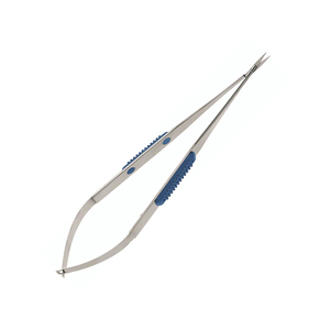 Precision German Stainless Steel Manual Micro Spring Scissors 4.5cm Curved <b>Edge</b> Surgical Microsurgery <b>Tool</b> - Product Image 2