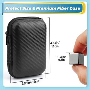 Palline Antistress Magnetiche per Adulti, Giocattolo Magnetico da Ufficio, Cubi Rotolanti Neri Quadrati, Antistress Unico per Ufficio - Product Image 3