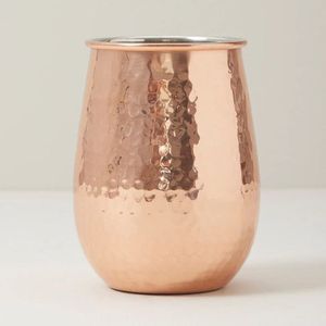 Fabricant et exportateur en gros de verres à eau en cuivre, logo personnalisé, vaisselle d'exportation réutilisable et durable - Product Image 3