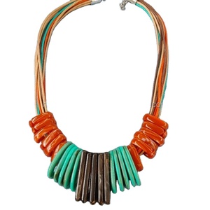 Collar de resina hecho a mano de último diseño para mujer, joyería clásica de moda con cuentas geométricas de la India de RF Crafts - Product Image 5