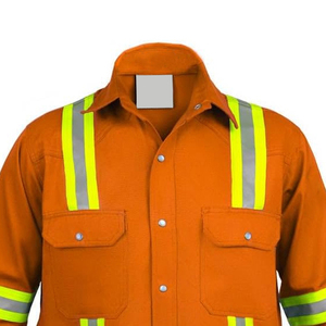Nouveaux arrivages : vêtements de travail réfléchissants, chemises de travail haute visibilité pour hommes, manches longues, en vente - Product Image 5