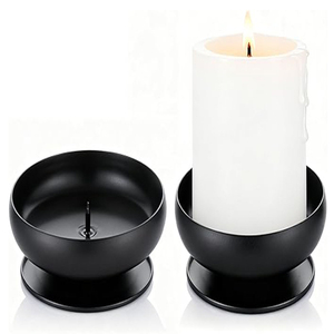 Christmas Candle <b>Holder</b> for Thin Taper <b>Candlestick</b> <b>Holder</b> Red Wedding Living Room Christmas Party Wreath Decoration - Product Image 5