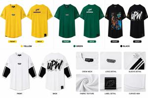 เสื้อยืดโอเวอร์ไซส์สตรีทแวร์ผู้ชาย แขนสั้น คอกลม ผ้าฝ้าย 100% ระบายอากาศได้ดี เป็นมิตรกับสิ่งแวดล้อม แห้งเร็ว น้ำหนัก 200 กรัม ทรงพอดีตัว - Product Image 4