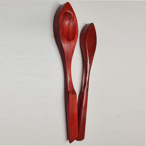 Cuillère musicale en bois naturel, instrument de percussion folklorique fait à la main pour l'éducation à la musique traditionnelle et les spectacles sur scène - Product Image 6