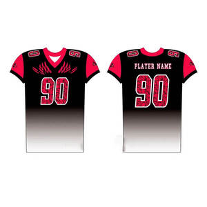 Ensemble d'uniformes de football américain personnalisés, rouge et noir, maillot et pantalon imprimés par transfert thermique, unisexe, léger, sans manches, taille élastique - Product Image 6
