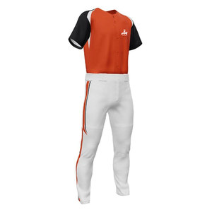 Fabrication en usine, uniforme de baseball 100 % polyester, matière respirante, couleur et design personnalisés. - Product Image 1