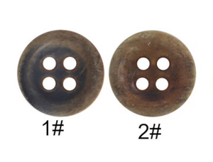 Bouton en résine imitation corne de buffle, fait main, durable, rond, antique, style Noshahi, produit d'exportation, best-seller, objet d'art et de collection - Product Image 5